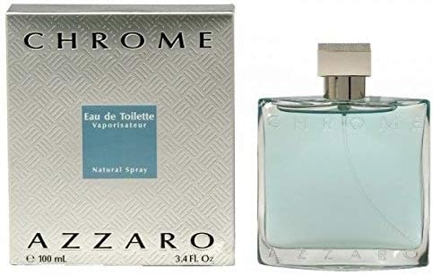 AzzaroChrome Eau De Toilette for Men, 100ml