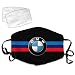 Produktbild 5525 B-M-WS Auto M Sport Unisex Gesichtsbedeckung Einstellbare Wiederverwendbare Sturmhaube Face Bandanas Tuch Abdeckung Kopfbedeckung mit Filter für Erwachsene Jugendliche Gr. One size, B-M-W