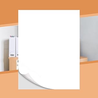 50 Sheets Sticker Labels Compatible Laser/Ink Jet Shipping Labels 1-up 8.5" x 11" Full Sheet Sticker Labels (50 Labels)