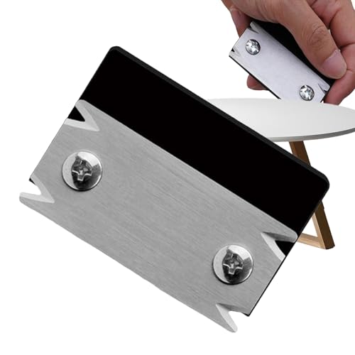 Pitlares de mano para madera - herramienta portátil anti -rusti con filetes de raspador espumoso, cortador de corte manual para acabado laminado | Avión de esquina en Bachelite con cortador para