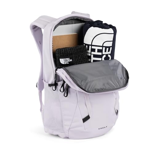 Image of The North Face Women's Vault Everyday Laptop Backpack - Commuter Travel Bag, Water-Repellent, Spacious Main Compartment, Lavendaer Fog, One Size