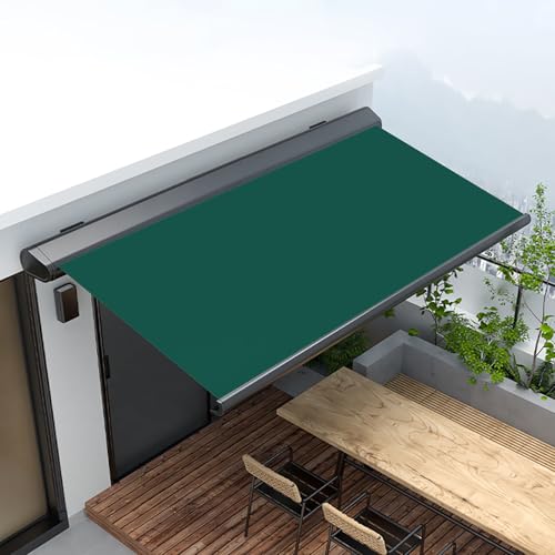Store de remplacement rétractable terrasse rouge imperméable protection UV 2x1.5m