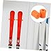POPETPOP 8pcs Snowboard Wall Mount Hanger Rack for Vertical Display and Storage Sturdy Ski Holder Organizer for Skis and Skateboards for Garage and Home Use
