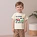 Big Brother Shirt for Toddler Baby Boy Promoted to Big Brother Announcement T-Shirt Kids Summer Short Sleeve Tee (Beige 2 Tractors, 3-4 Years)