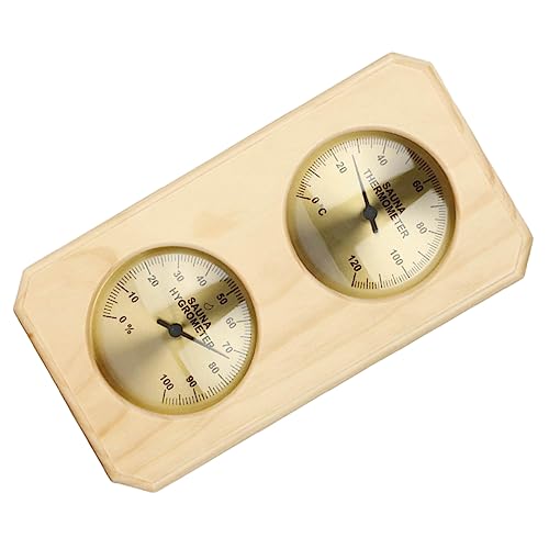 Toyvian Termómetro Higrómetro Para Sauna Medidor De Temperatura y Humedad Herramienta De Medición Para Sauna
