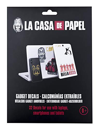 Pegatinas La Casa de Papel impermeables y reutilizables. Paquete de pegatinas: 32 stickers,...
