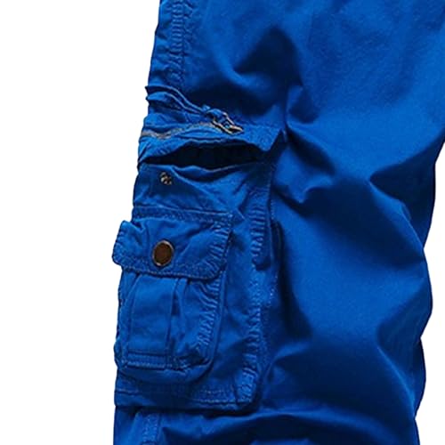Shorts cargo livianos para hombre con múltiples bolsillos miniatura 5