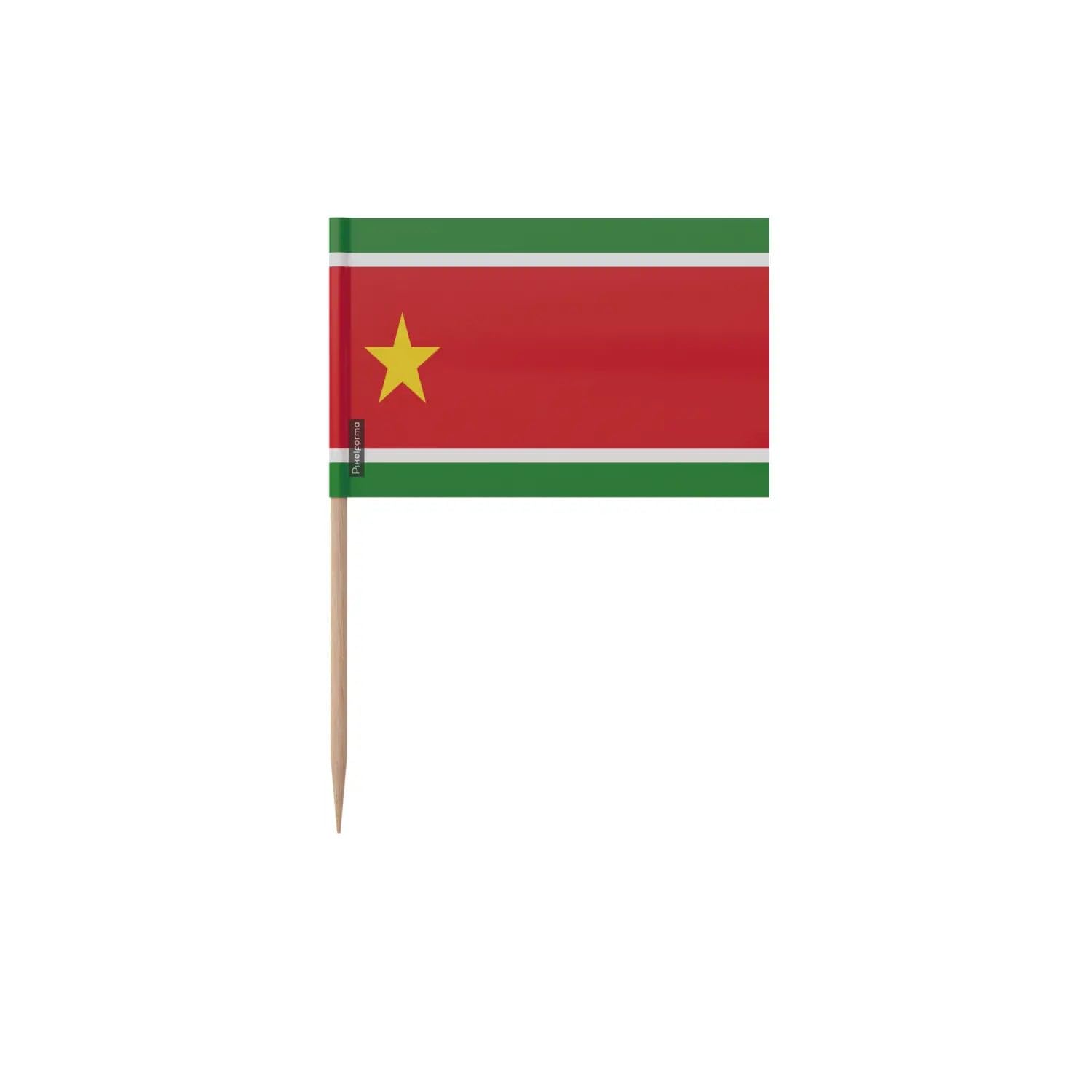 Cure-dents drapeau Guadeloupe 10cm de 100 pièces pour décoration de buffet