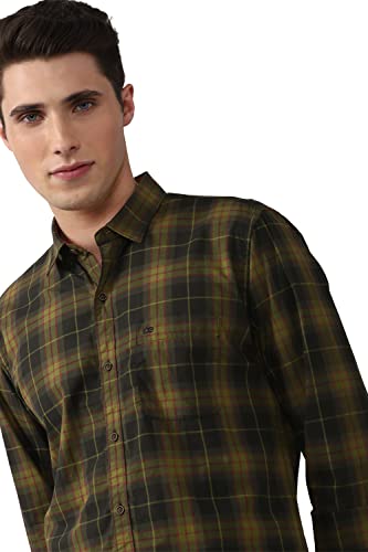 Image of Peter England Men's Cotton Slim Fit Shirt