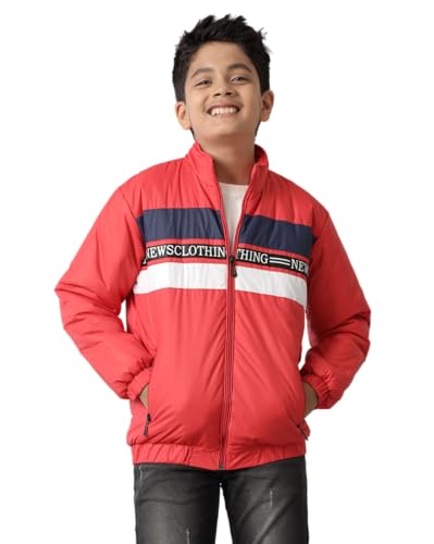 Image of Under Fourteen Only Boys Winter Jacket, Full Sleeve,Sleeveless Quilted Puffer Jacket with Front Closure, Casual Warm Jacket for Kids, Lightweight Winterwear for School, Outdoor Play and Travel