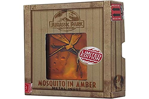 FANATTIK Jurassic Park - Mosquito en Ámbar - Lingot y métal Collector