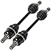 ECCPP CV Axle Drive Shaft Assembly fit 2007-2014 for Yamaha Grizzly 550/700 Left/Right 28P-2510F-04-00 28P-2530V-01-00 2 PCS