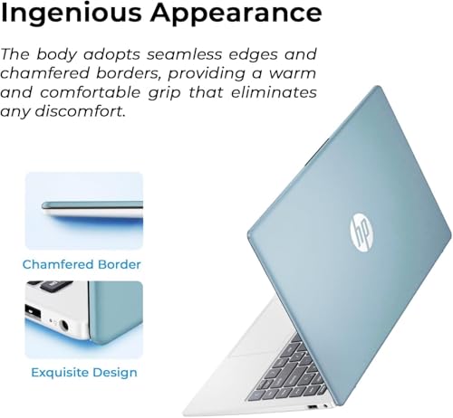 Image of HP Essential Laptop Computer • 2026 Edition • AMD High Performance Processor • 128GB SSD + 1TB Cloud Storage • Microsoft 365 • Thin & Portable • 11.5hrs Battery • Windows11