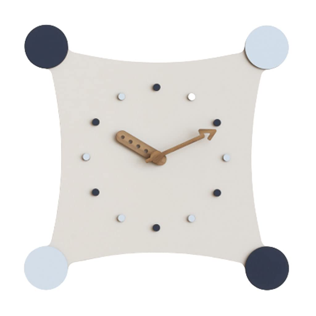 Horloge murale pour chambre d'enfant et bébé en bois style épuré