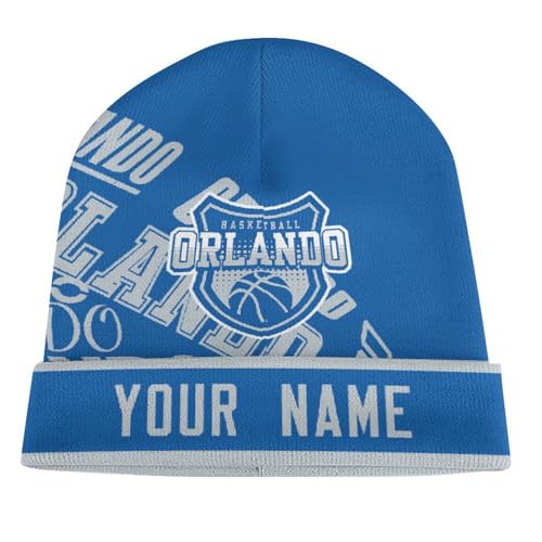 Custom Personalized Knitted Hat,Sports Stylish Winter Hat,Classic Gifts of Sports Fans!