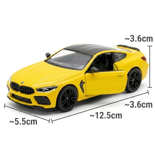 Image of Wizplex Kinsmart BMW M8 Competition 1:36 Scale Officially Licensed Die-Cast Metal Car Model - Pull-Back Action Openable Doors German Sports Car Collectible Toy