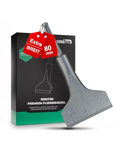 SMABIX® Booster Fliesenmeißel, SDS plus Meißel extra breit, 175 mm x 80...