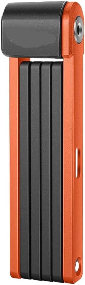 Foldable Bicycle Chain Lock Compatible with MTB Road Bicycle Scooter(Black)