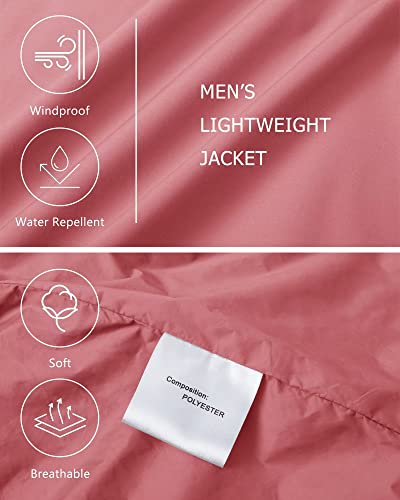 Kefitevd Men's Varsity Jackets Windbreaker Jackets Lightweight Rib Knit Bomber Jacket Men Regular Fit Sportswear Jacket Golf Jackets For Men #TOP6