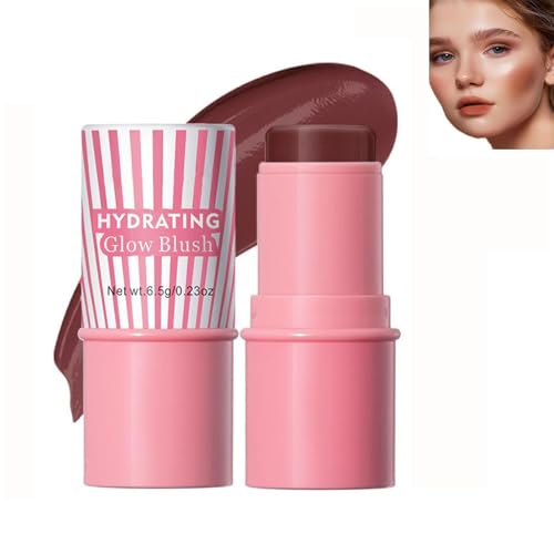 Image of Monochromatic Multi Stick, Luxuriously Creamy & Blendable Colour, All-Day Wear, Sheer and Dewy Finish, For Eyes, Lips & Cheeks, 5 Shades Blush for All Skin Tones (5#Deep Brown)