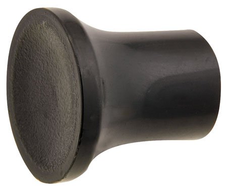 3/4 Dia., 10-32 thds., Push - Pull - Lift Plastic Knob w/Black ABS Brass Insert (1 Each)