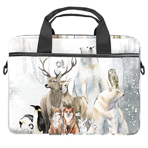 Sacoche ordinateur portable 13 pouces bandoulière housse PC 14.5" Saturne