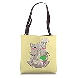 Anime Ramen Cat Bowl Kawaii Neko Gift Tote Bag