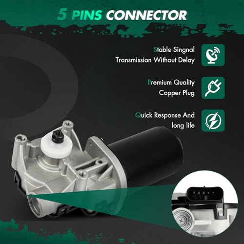 Image of SCITOO Windshield Wiper Motor Compatible for Mazda for Tribute | Direct fit for 2001-2010 For Mazda For Tribute|Replaces OE 1C3Z17508AA| 4F1Z17508AB|5 Pins|Fit for Front Wiper Motor