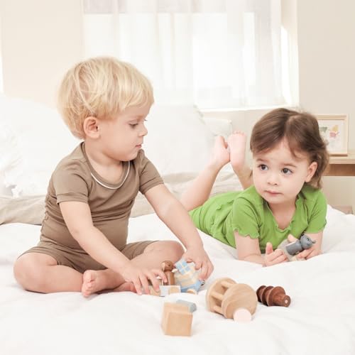 Image of pureborn Baby Pajamas Set Toddler Snug Fit Cotton Sleepwear 2pcs 12M-7Y