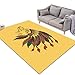 MMHJS Tappeto Rettangolare Stampato con Testa D'Aquila Semplice, Tappetino Antiscivolo per La Camera da Letto del Soggiorno di Famiglia, Tappetino da Yoga Delicato sulla Pelle 100x150cm