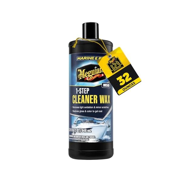 Meguiar’s Marine/RV One Step Cleaner Wax : Best Gel Coat Wax?