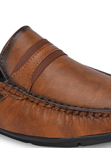 Image of Server Loafers for Men Casual Shoes | Slip-on Closure | Stylish Slip on Cut Shoe | Perfect Business Casual |Back Open Shoe | Men's Loafer Shoe