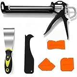 Polyvalent pour le bricolage et une utilisation professionnelle : convient pour un usage domestique tels que les cuisines, les toilettes, les salles à manger, les salons, etc., ou la décoration extérieure telle que les cours, les fenêtres, les murs, les toits, etc. Silicone, mastic, parfait pour la décoration de la maison, le remplissage de joints de construction, l'entretien de voiture et d'autres scénarios