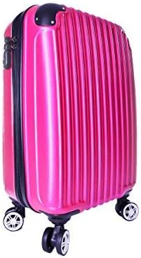JLY Suitcase - Lightweight and Resistant - 4 Wheels - Free Beau Perry Bag for Life (20 Inch, Pearl Red)
