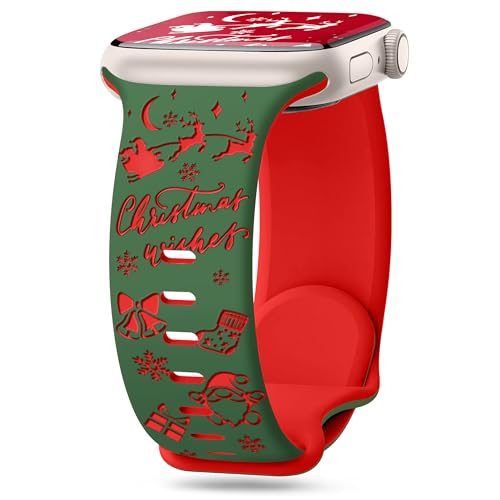 wipalor Holiday Christmas Watch Bands for Apple Watch Bands for Women Men