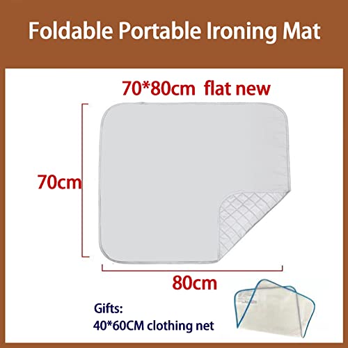 Tapis de repassage argenté isolant et pliable pour un rangement facile - 8
