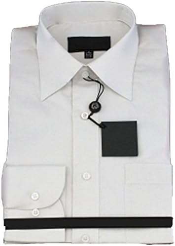 Formal Dress Shops Mens Dress Shirt 14/14.5 32/33 White