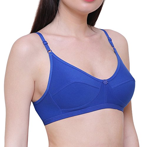Image of INNER TOUCH Women's Cotton Non-Padded Non-Wired T-Shirt Bra for Womens Size 30