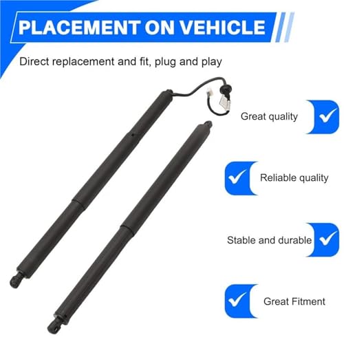 Vérin de hayon Tesla Model Y 150060100A amortisseur coffre - 5