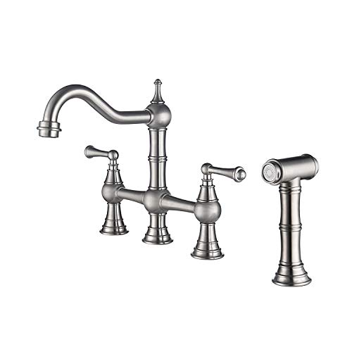 Robinet de lavabo solide à double poignée pour supprimer les fuites d'eau