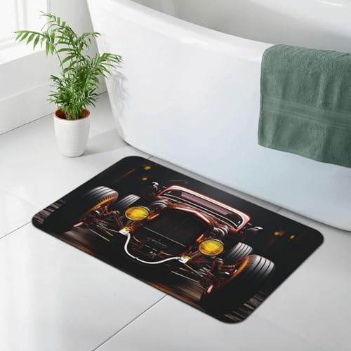 Tapis de douche antidérapant en pierre lavable et hygiénique