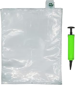 Packing Air Bags, Clear Plastic Inflatable Packaging Protective Bags, Air Inflatable Packaging Bags, 50 Pieces, 1012 Inches