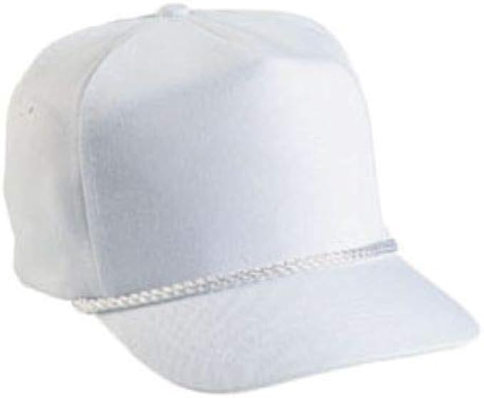 Blank White Golf Hats 