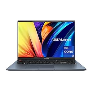 ASUS VivoBook Pro 16 Laptop, 16” Display, Intel Core i9-13900H CPU, NVIDIA® GeForce® RTX™ 4060 GPU, 16GB RAM, 1TB SSD, Windows 11 Home, Quiet Blue, K6602VV-AS96