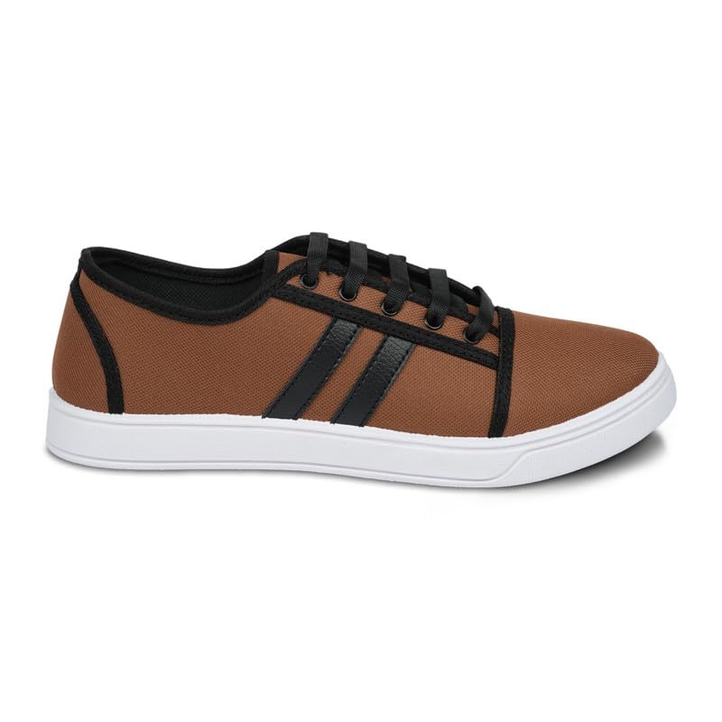 Image of Classic Black Sneakers for Men - Stylish & Comfortable Casual Shoes