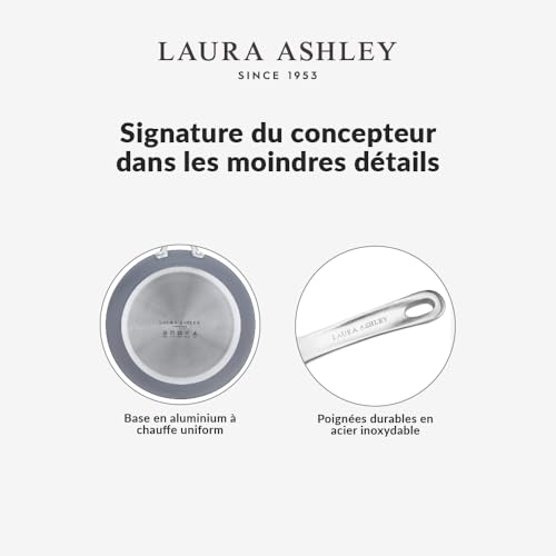 Poêle 20cm Laura Ashley sans PFOA compatible lave-vaisselle