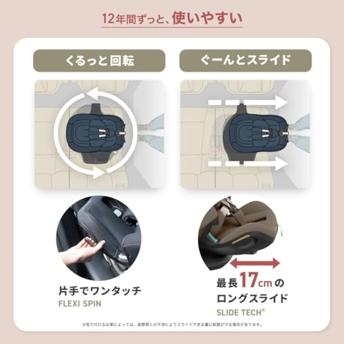 MAXI-COSI(マキシコシ) EMERALD 360 PRO AUTHENTIC BLACK QNY8621671110 の商品画像 3