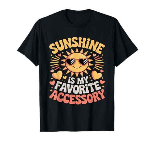 Sunshine è il mio accessorio preferito Cute Sun Maglietta