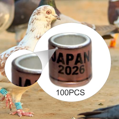 Bagues d'identification pour oiseaux 8mm | Solution contre la confusion des pigeons de race