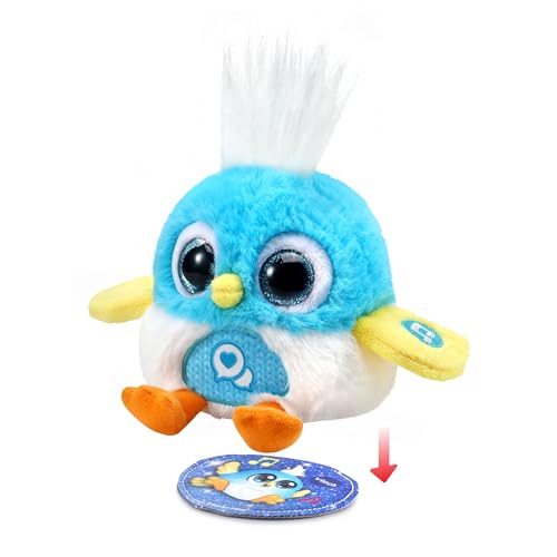 Vtech LoLibirds - Pauly – Interaktives Plüschtier mit Aufnahme-Funktion, Melodien und Magnet-Kissen – Für Kinder von 4-10 Jahren